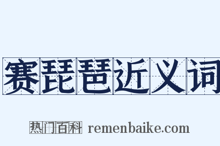 赛琵琶近义词是什么意思的图片